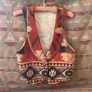 Vintage Camp Blanket Vest
